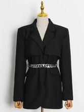Blazer à ceinture Courtney